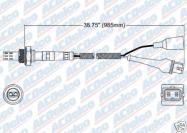 Standard BCC Oxygen Sensor (#SG47) for Vw Gti / Jetta / Fox / Cabrio 85-92. Price: $54.00